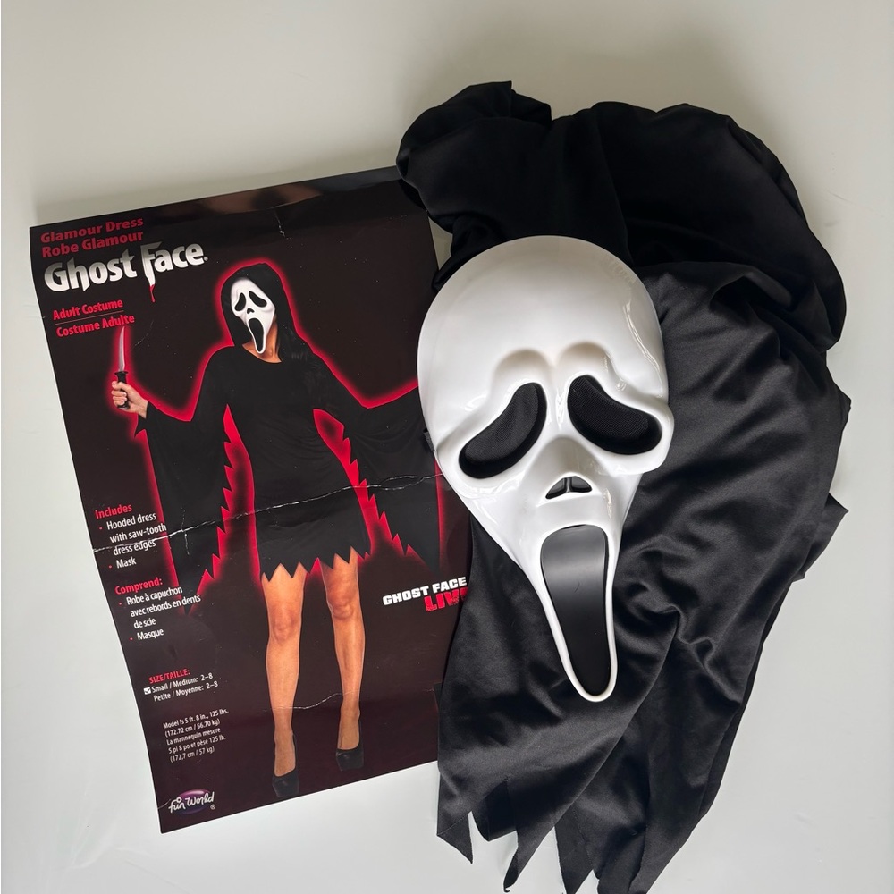 Ghost Face Mask and Dress
